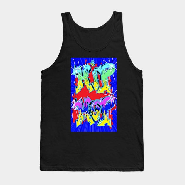 Hip Hop Rainbow Rap Art 24 Tank Top by LowEndGraphics